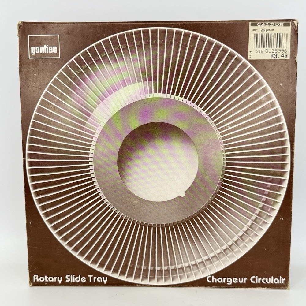 VTG Yankee Rotary Slide Tray 100‎ Slot 2x2 Carousel Projector USA S-100B